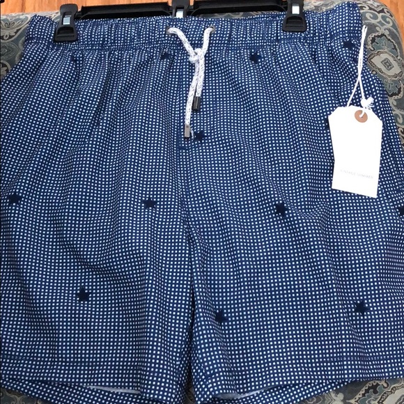 vintage summer swim trunks